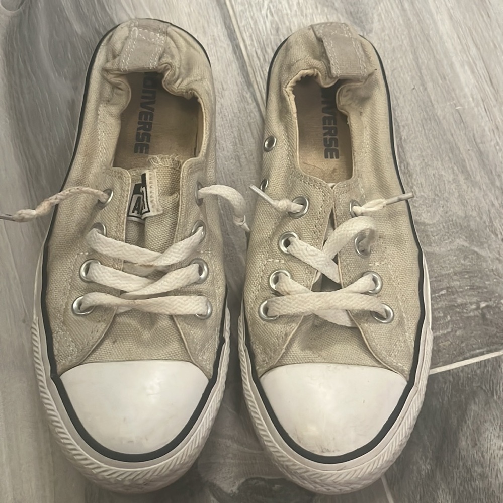 CONVERSE Grey slide-ins